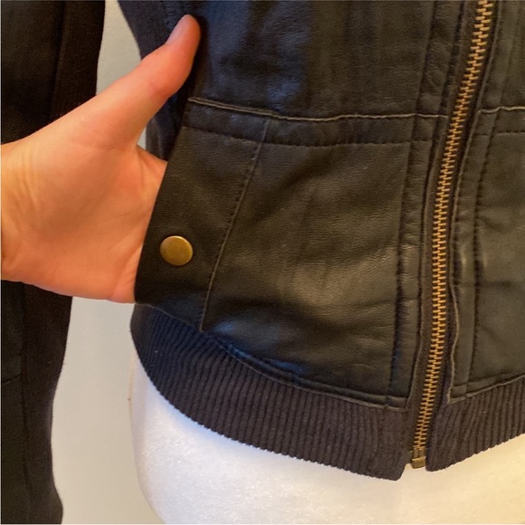 Vita 100% Leather Jacket - Black (Size Small) - Picture 3 of 8